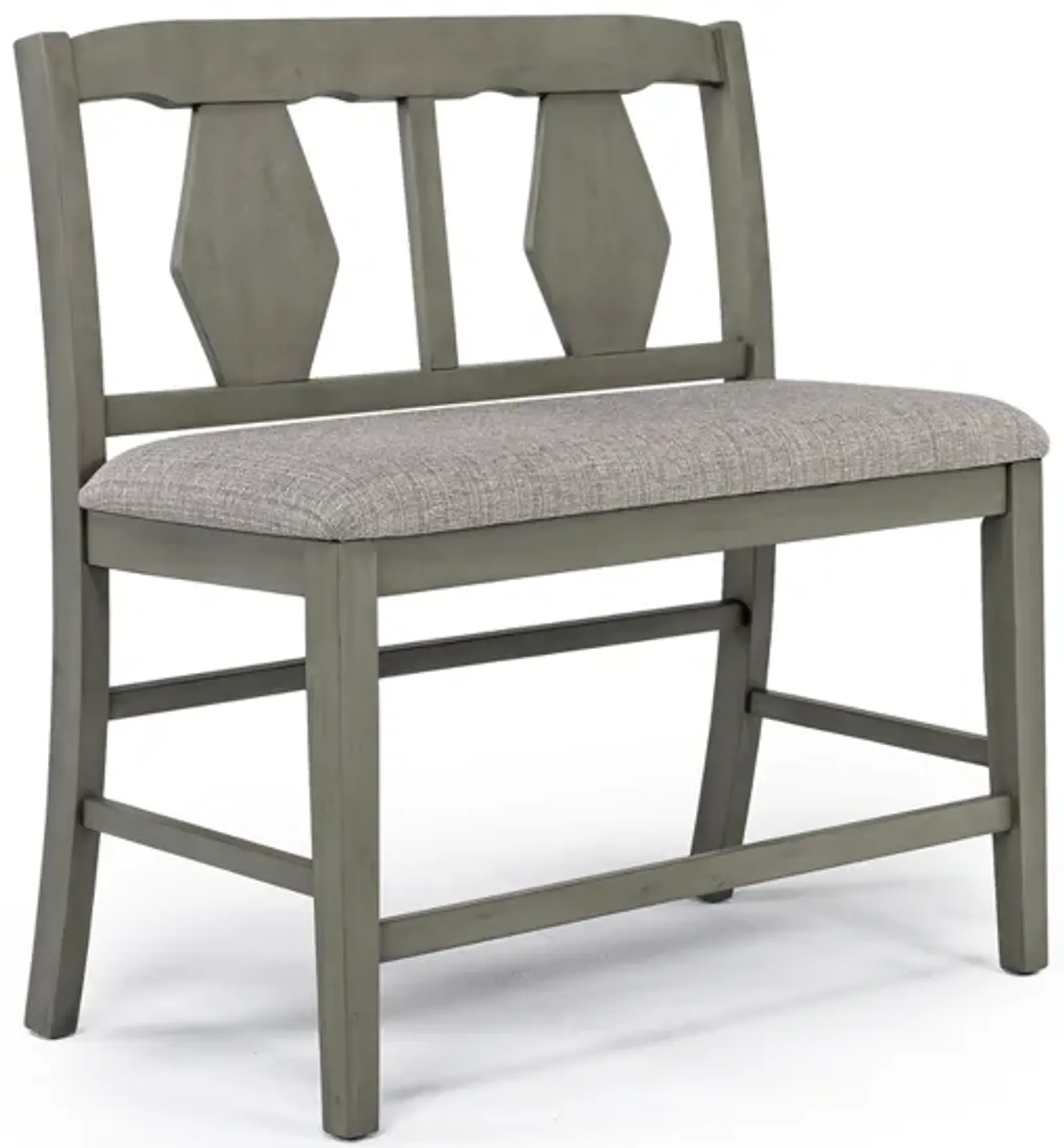 Napa Counter Height Bench in Gray