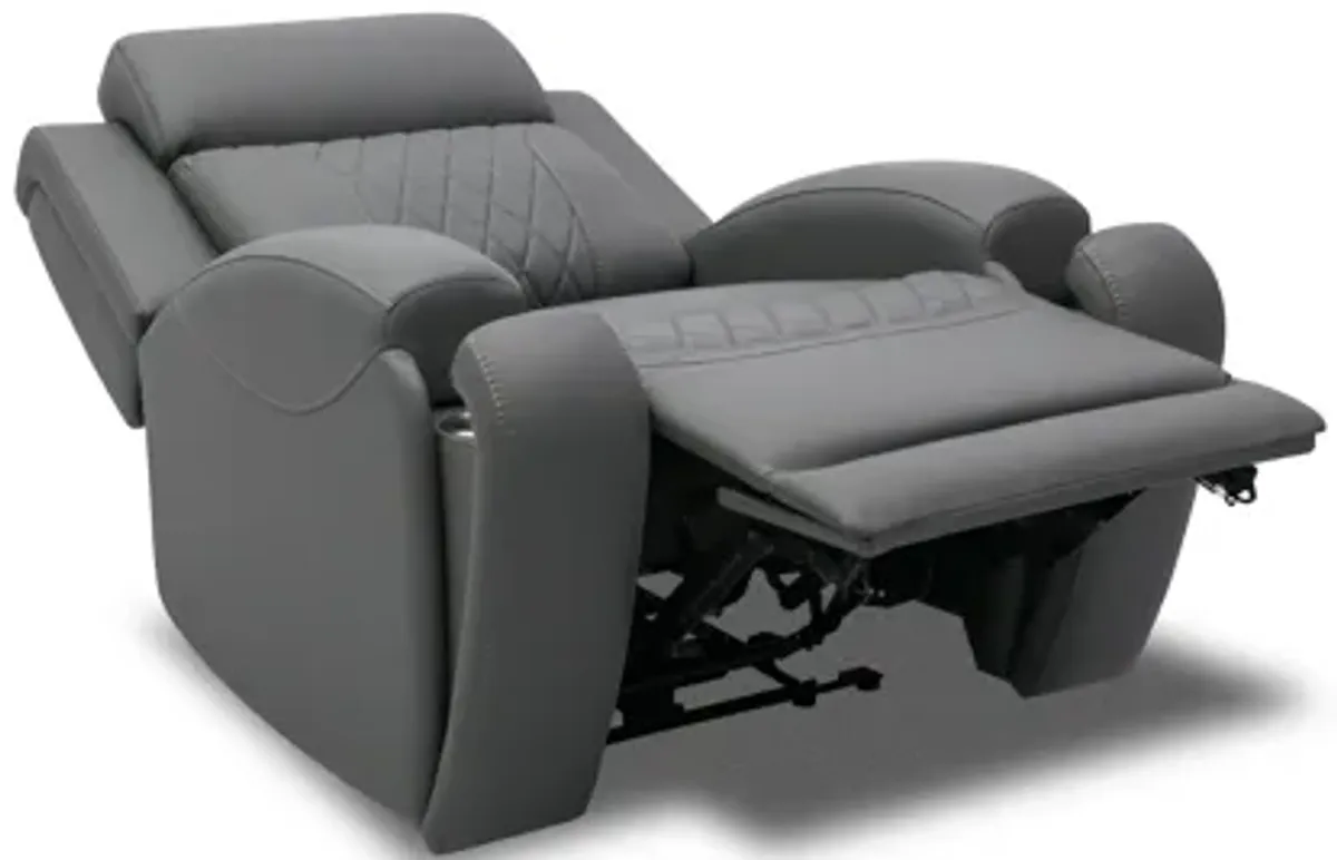 Chillax 2 Power Recliner in Dark Gray