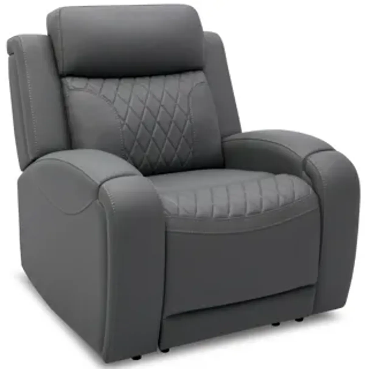 Chillax 2 Power Recliner in Dark Gray
