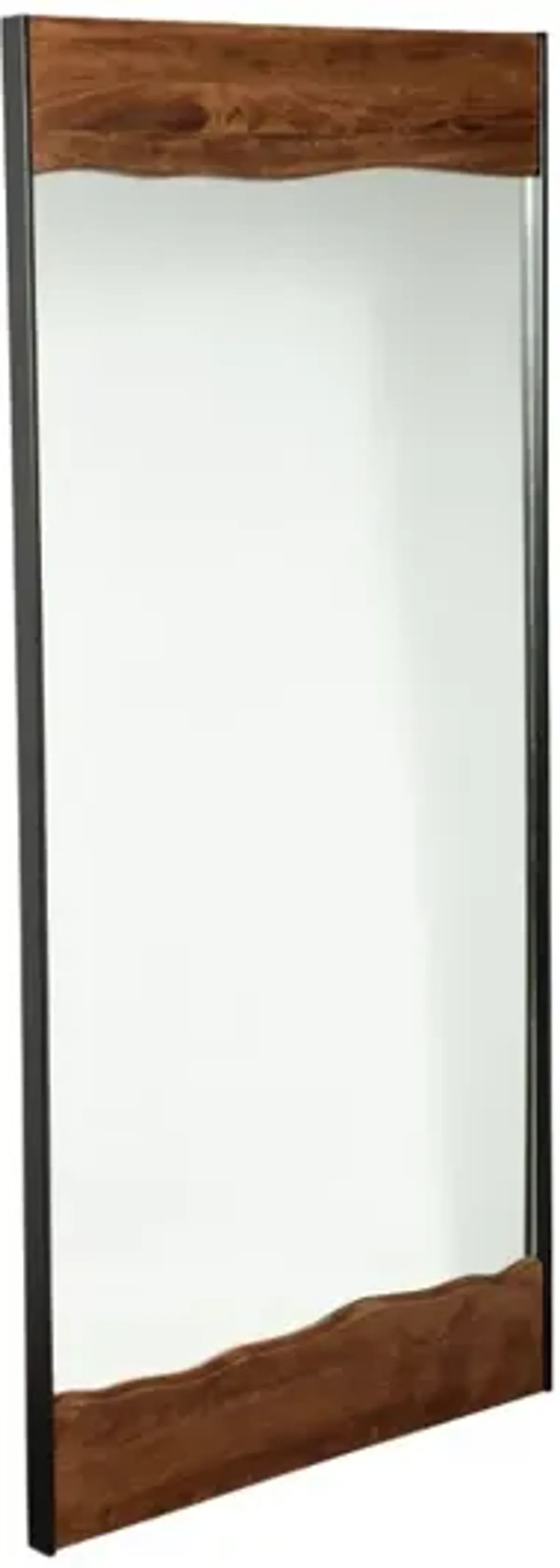 Panchali Accent Mirror in Brown/Black