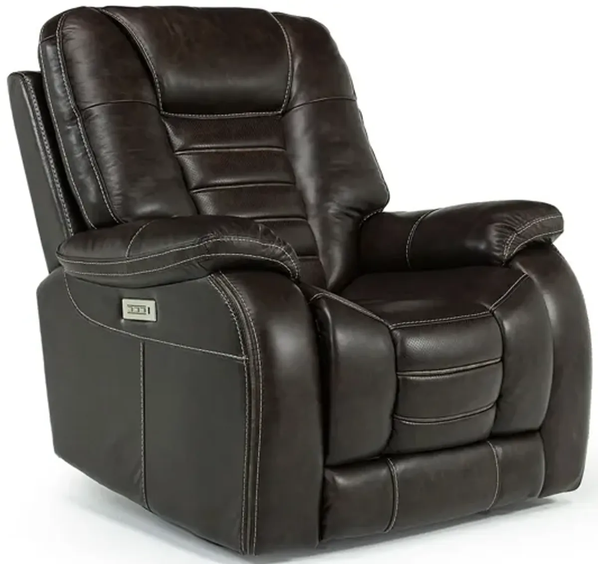 Malibu 3 Power Recliner in Chocolate Leather