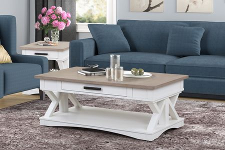 Americana Coffee Table in White