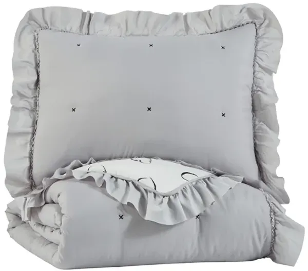 Hartlen 2 Piece Coverlet Set, Twin