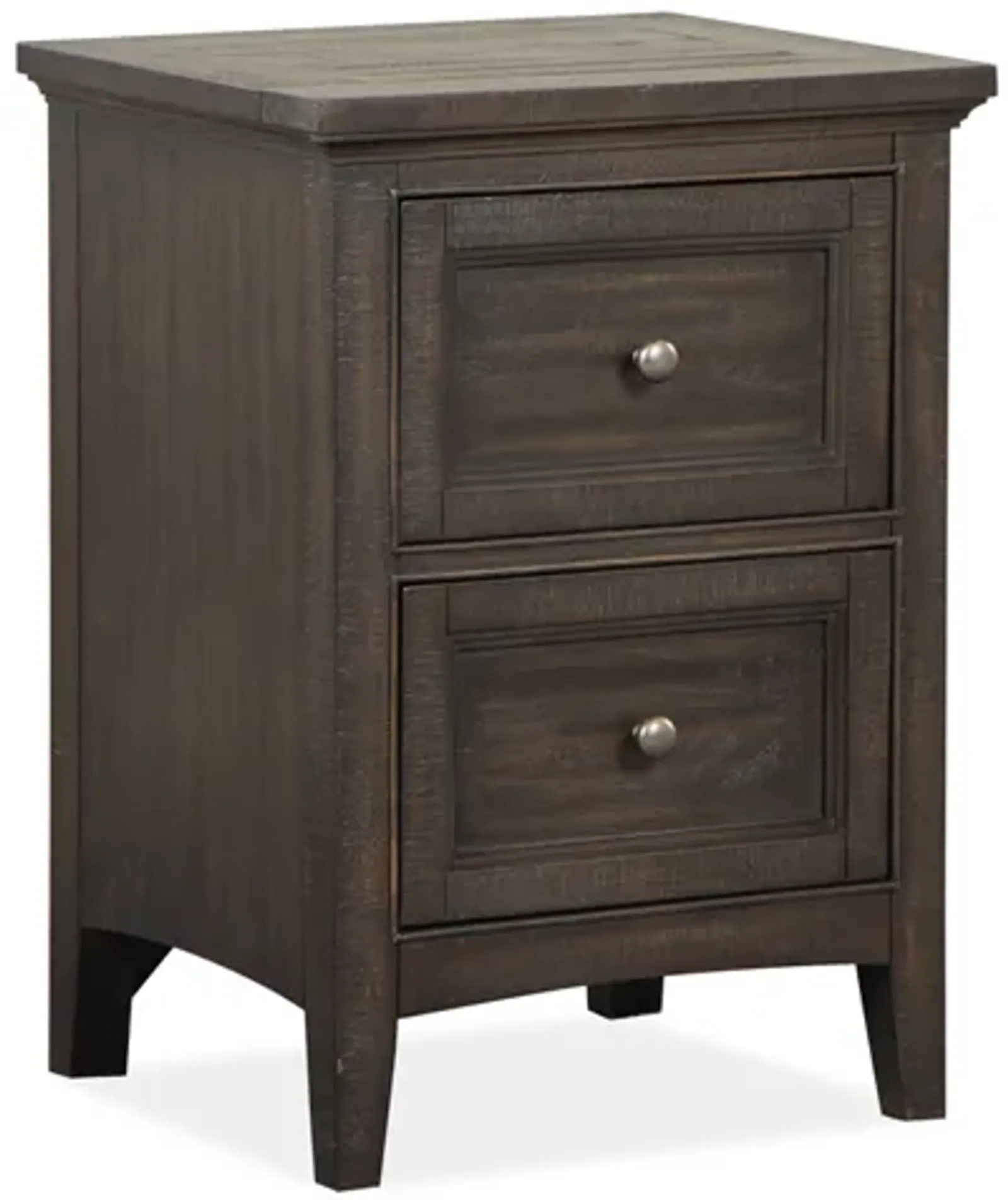 Bay Creek 2 Drawer Nightstand in Graphite