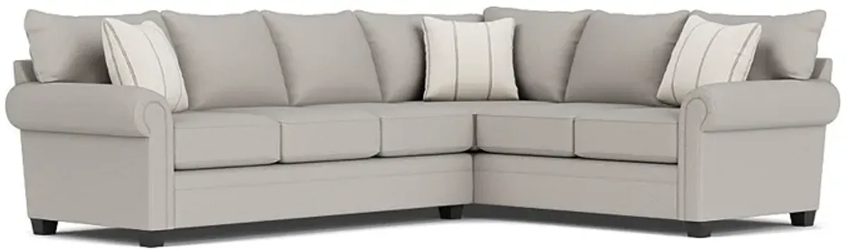 Cordoba Tux Sofa Sectional in Splash Linen, Left Facing