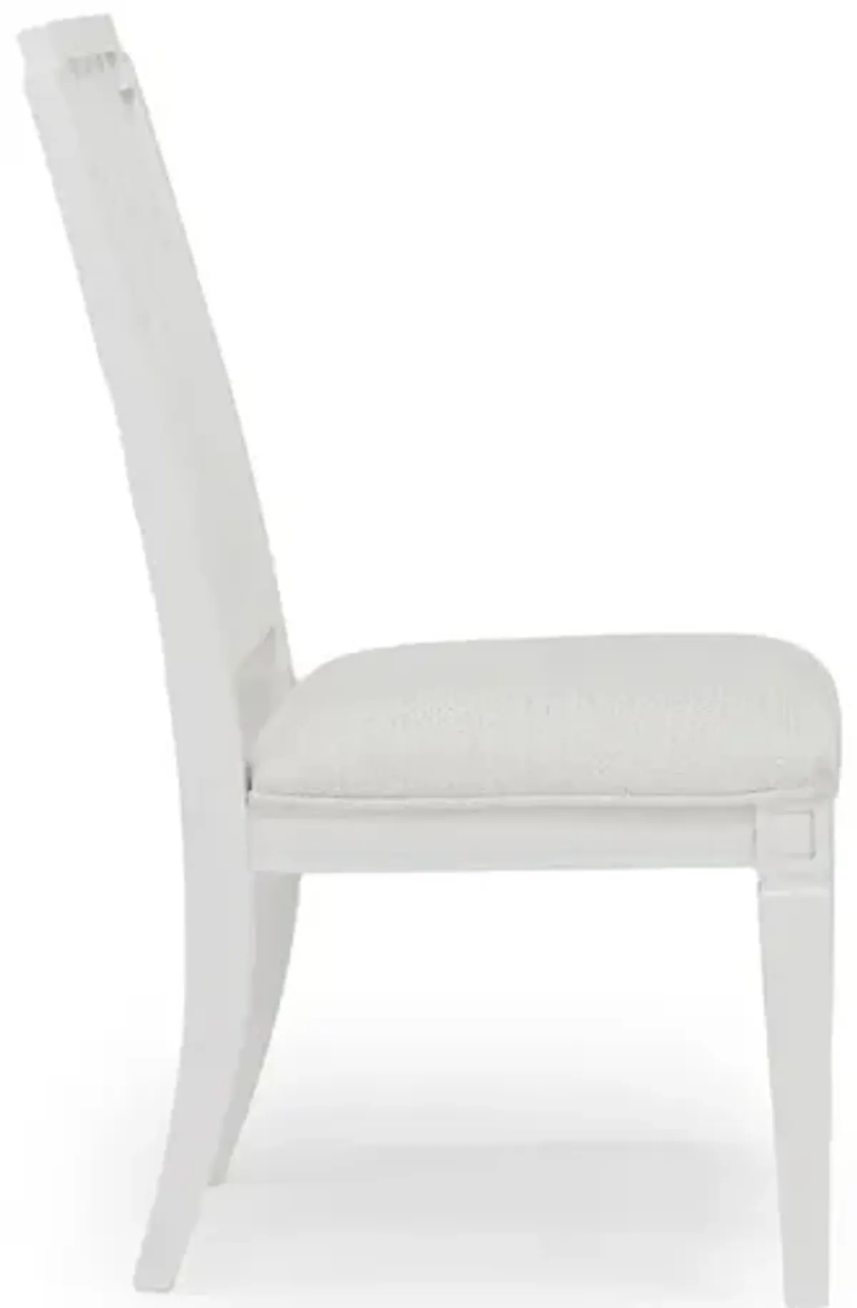 Willowbrook Side Chair in Egg Shell White, Slat