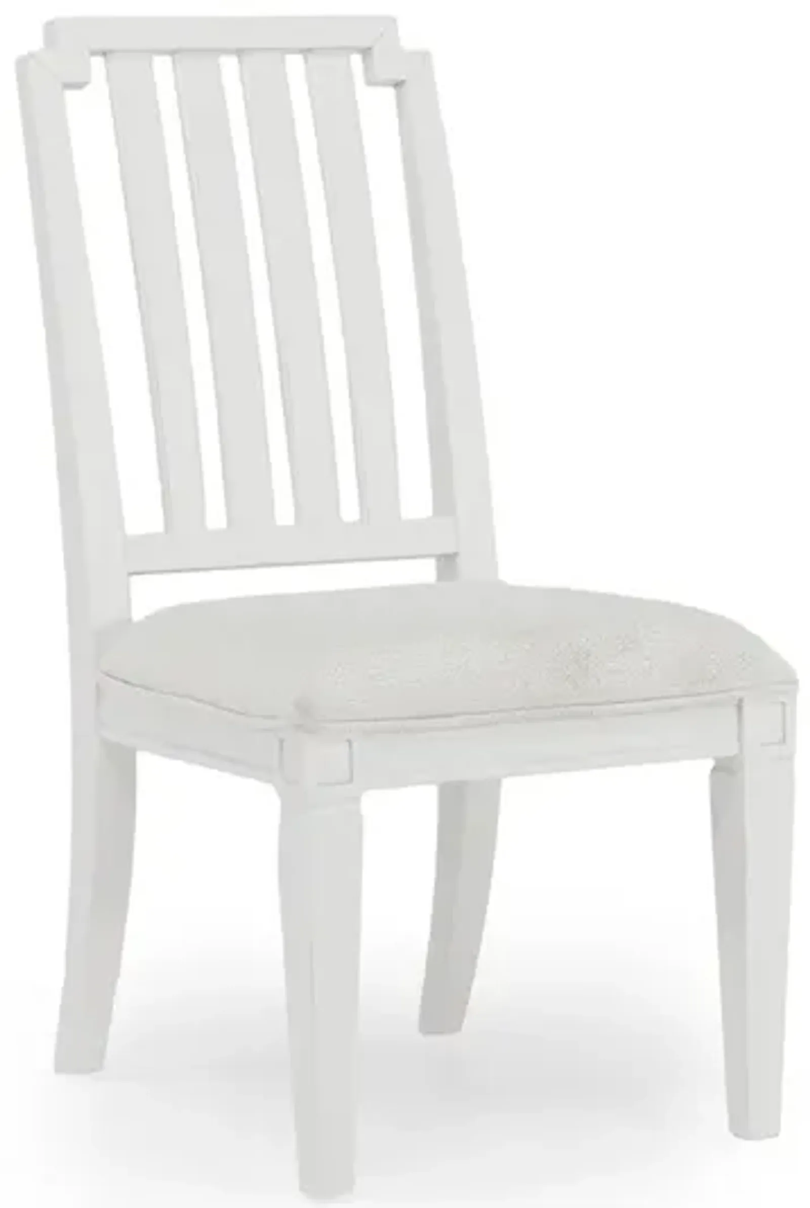 Willowbrook Side Chair in Egg Shell White, Slat