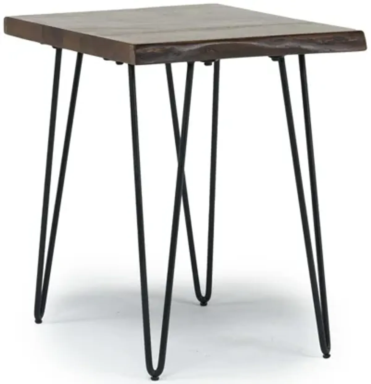 Natures Edge Chairside Table in Chestnut/Black