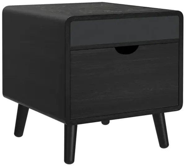 Halo End Table in Black