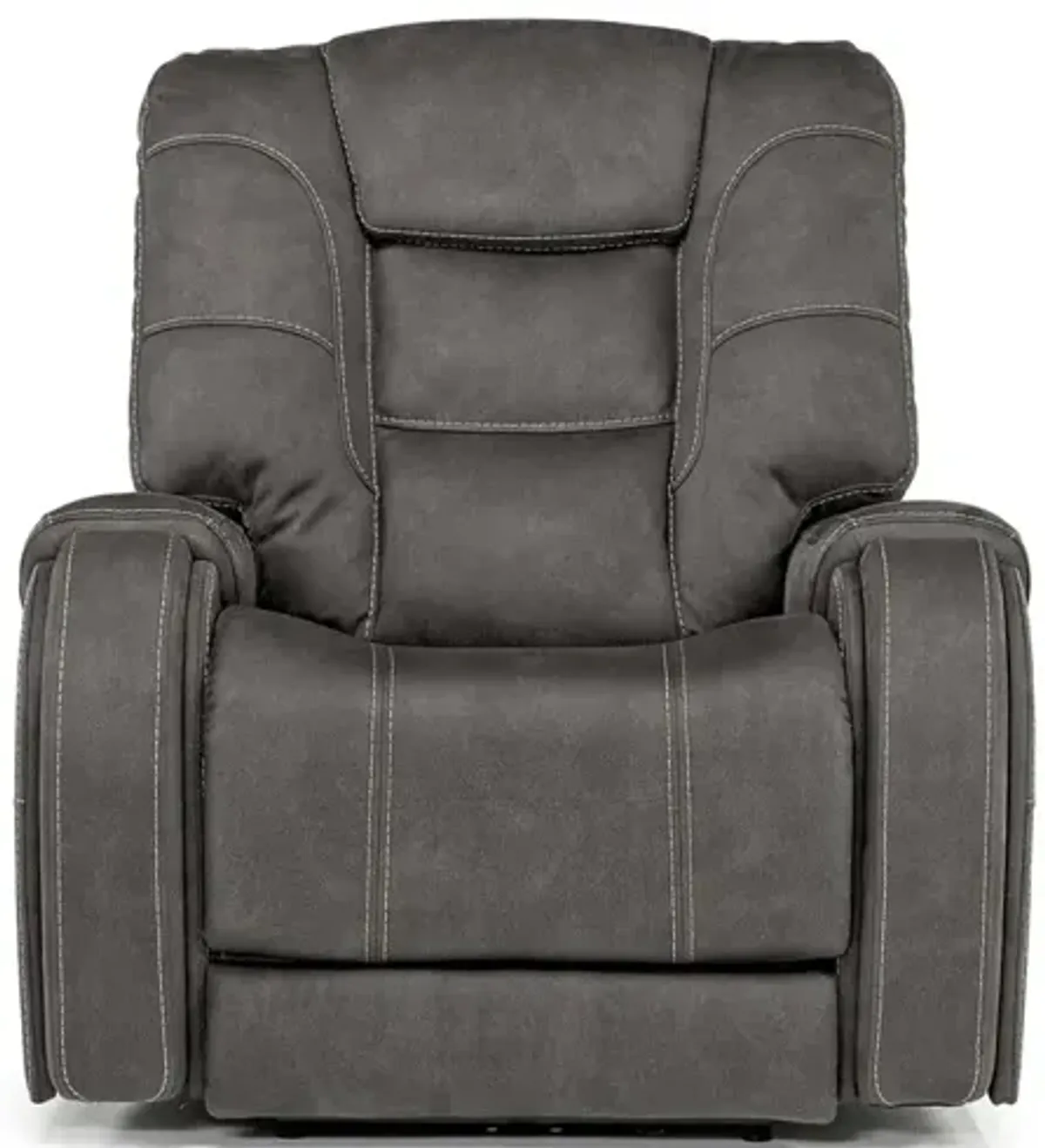 STR 3 Power Recliner w/ Wireless Charger in Gunmetal