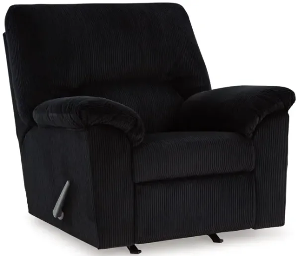 Simple Joy Rocker Recliner in Onyx