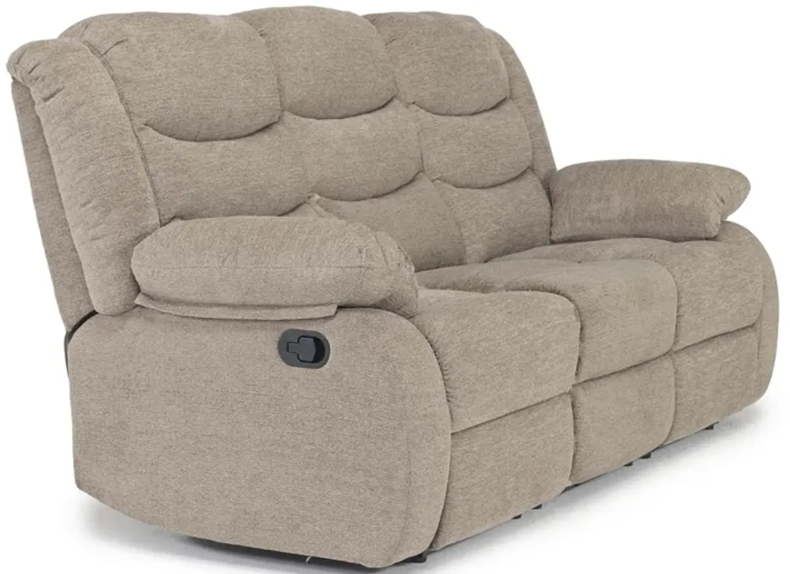 Kelsey Reclining Sofa in Light Brown