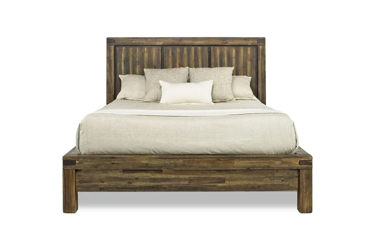 Meadow Panel Bed in Brown, Eastern King