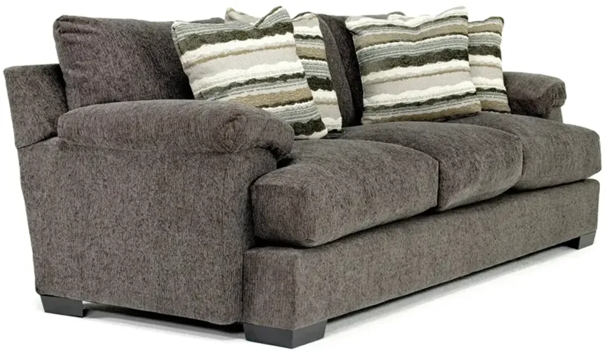 Bermuda Large Sofa & Loveseat in Victory Sterling, Down