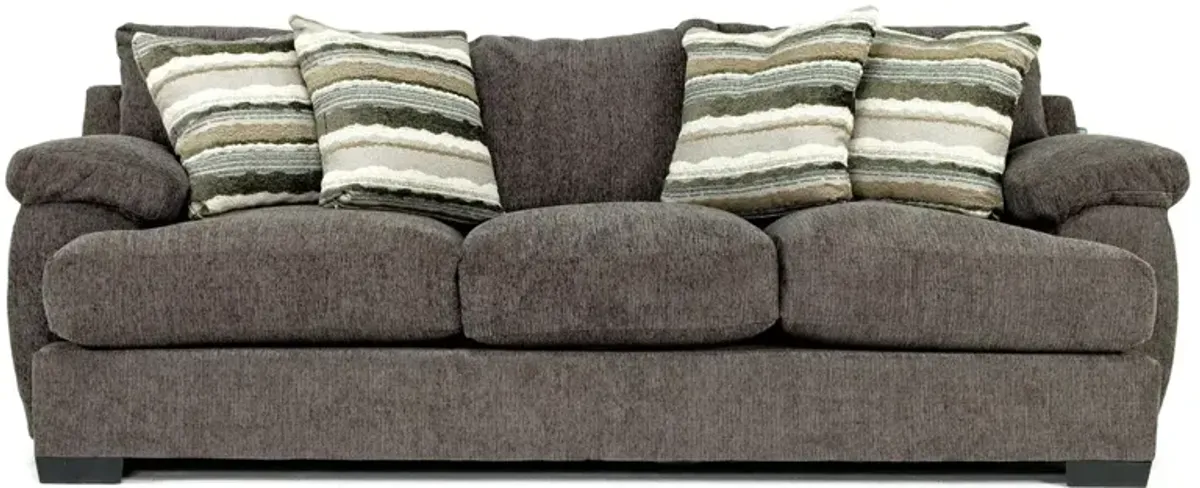 Bermuda Large Sofa & Loveseat in Victory Sterling, Down