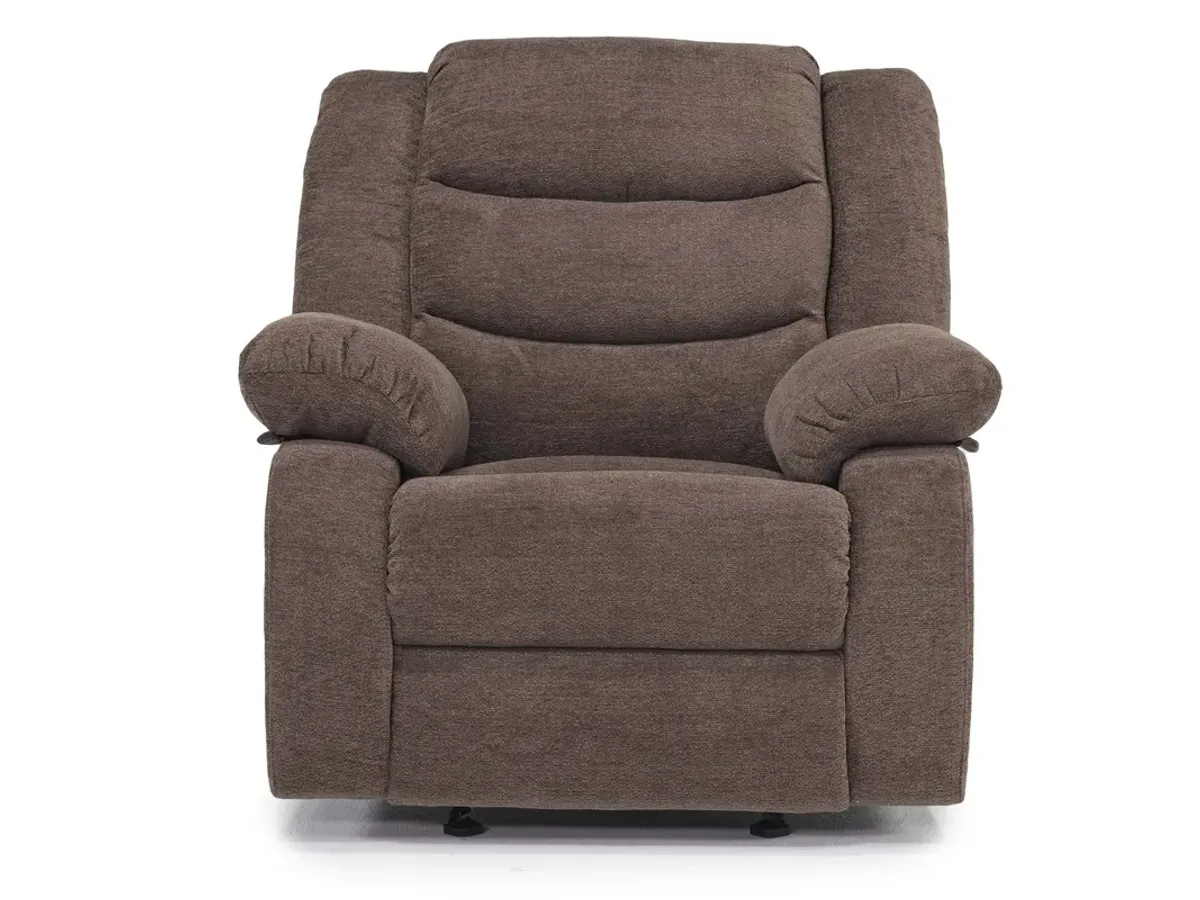 Kelsey Gliding Recliner in Brown