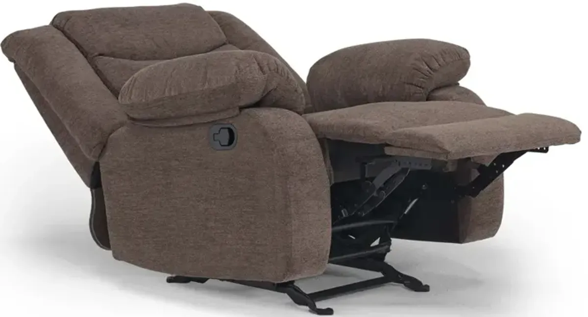 Kelsey Gliding Recliner in Brown