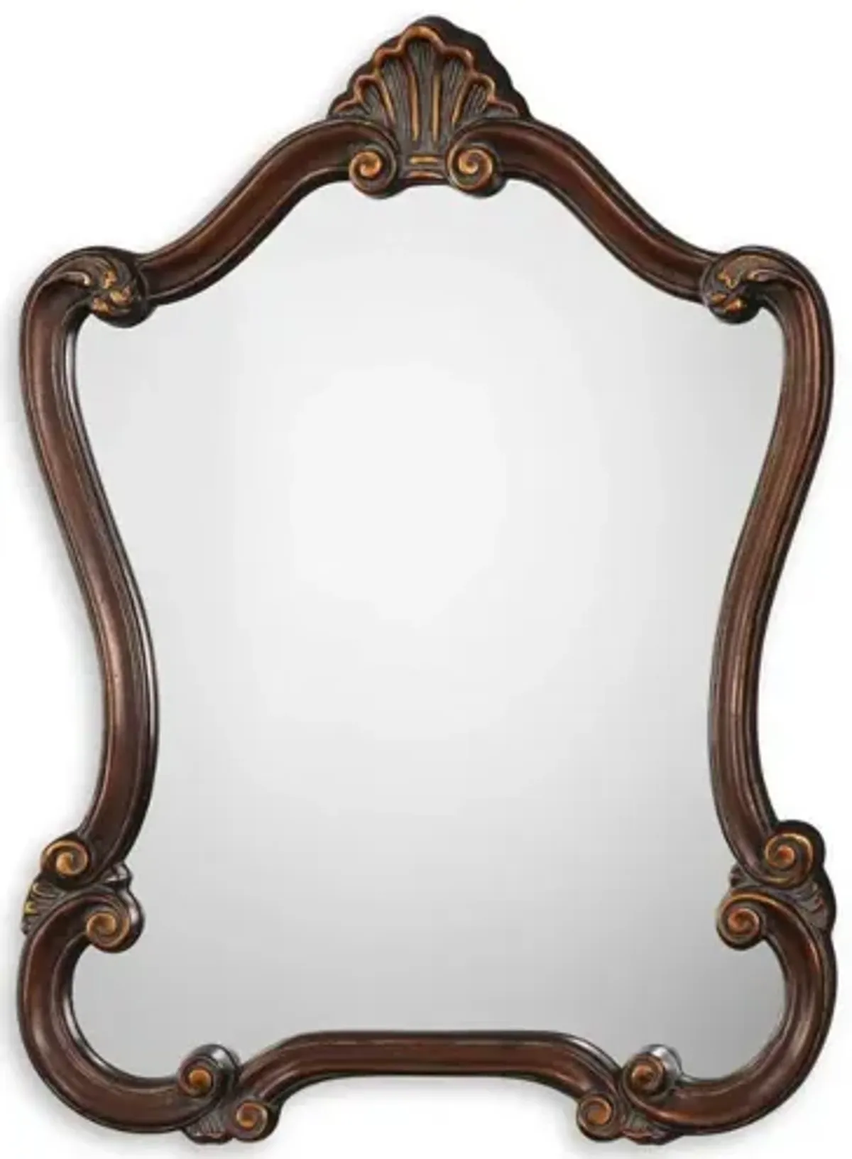 Calla Accent Mirror in Brown