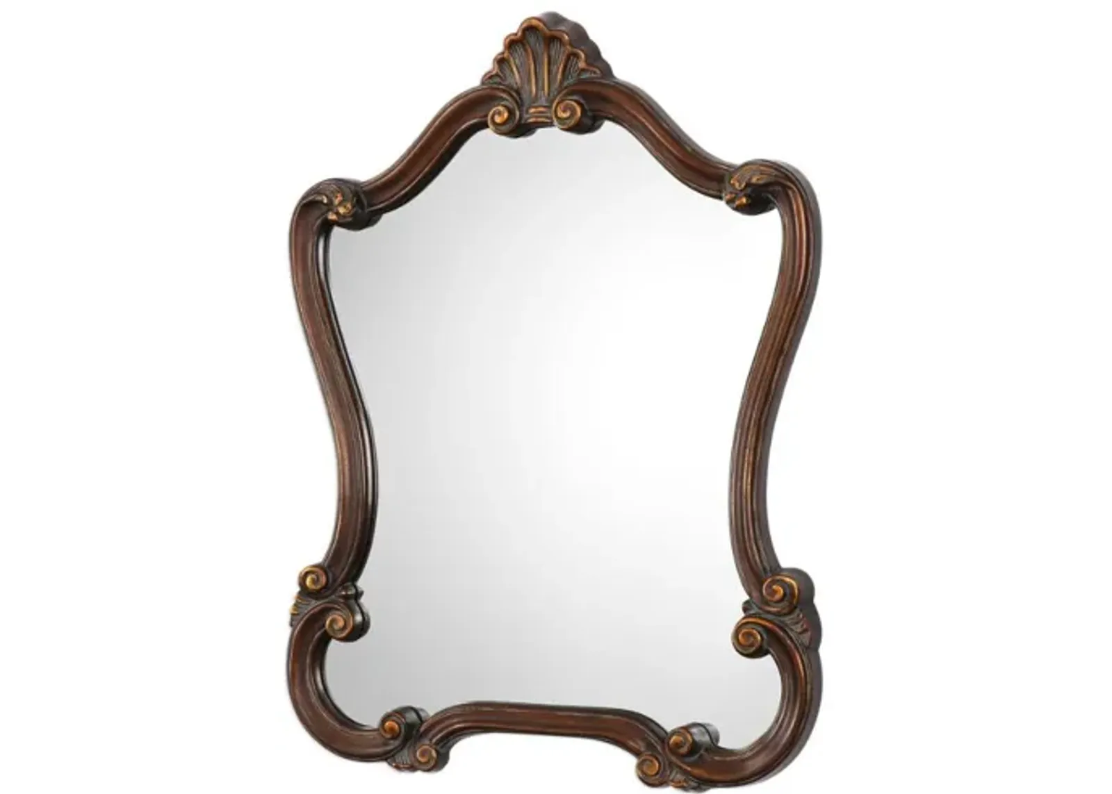 Calla Accent Mirror in Brown