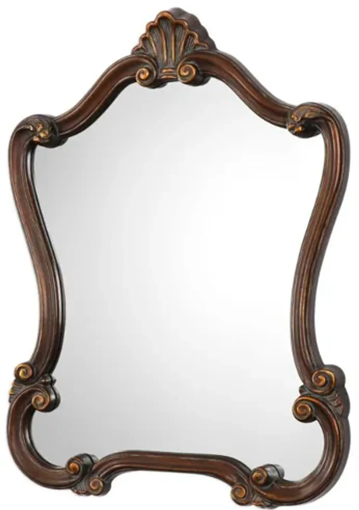 Calla Accent Mirror in Brown