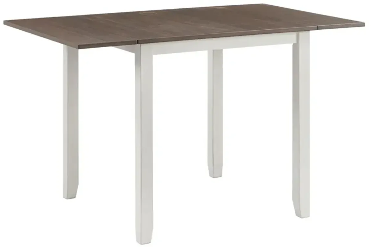 Tuttle Dining Table & 2 Chairs in White