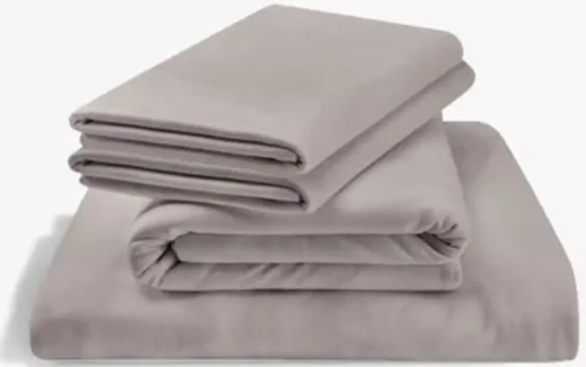 Tempur-Pedic Rayon Sheets in Cool Gray, Split Eastern King (2)