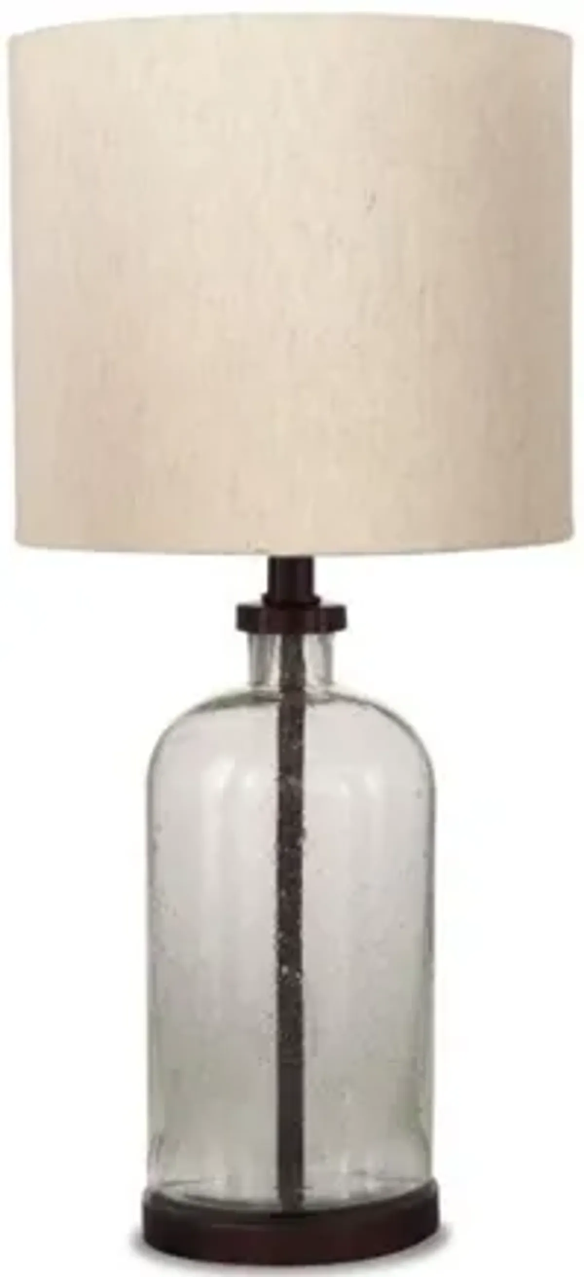 Bandile Lamp in Clear Bronze Finish