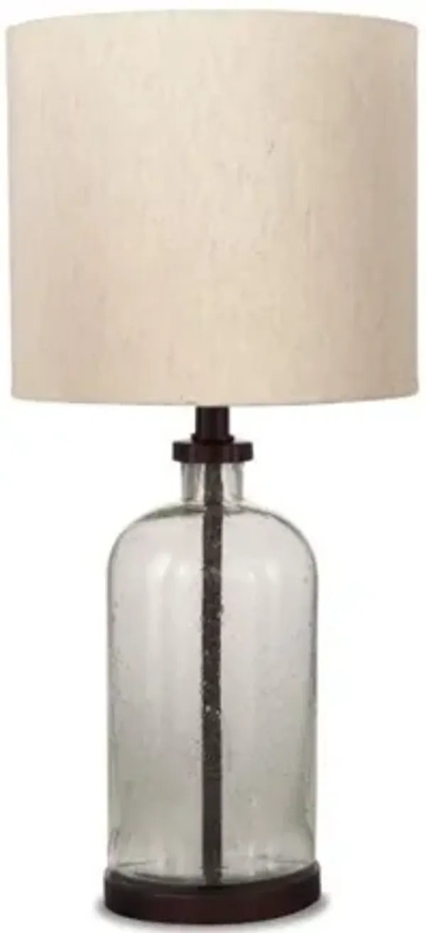 Bandile Lamp in Clear Bronze Finish