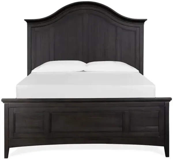 Bay Creek Arch Panel Bed in Graphite, CA King