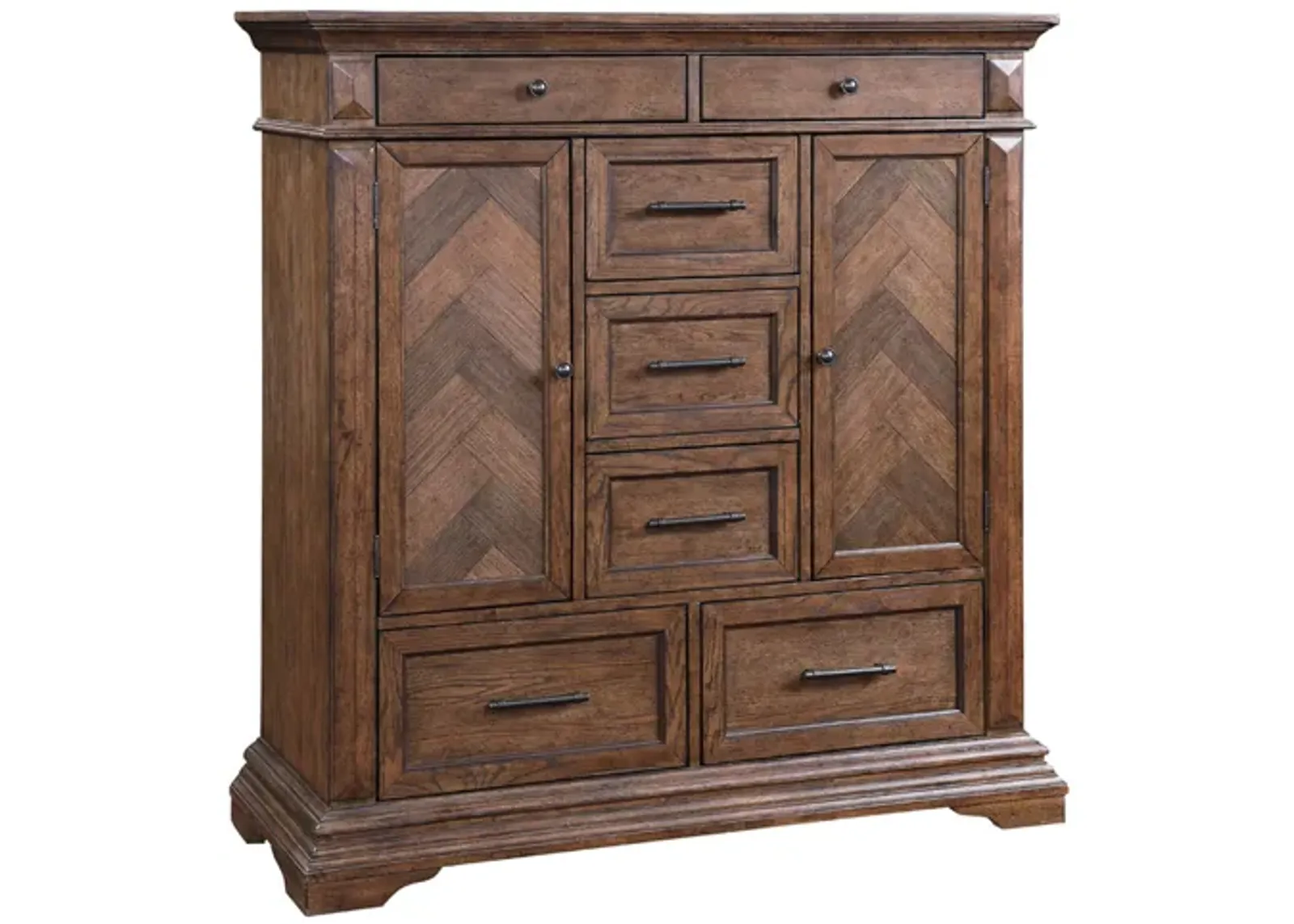 Jolie Vue Door Chest in Brushed Walnut