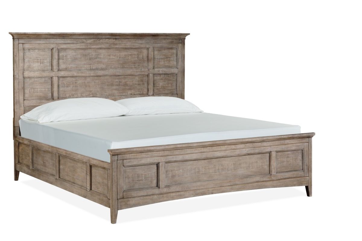 Bay Creek Panel Bed in Light Gray, Eastern King