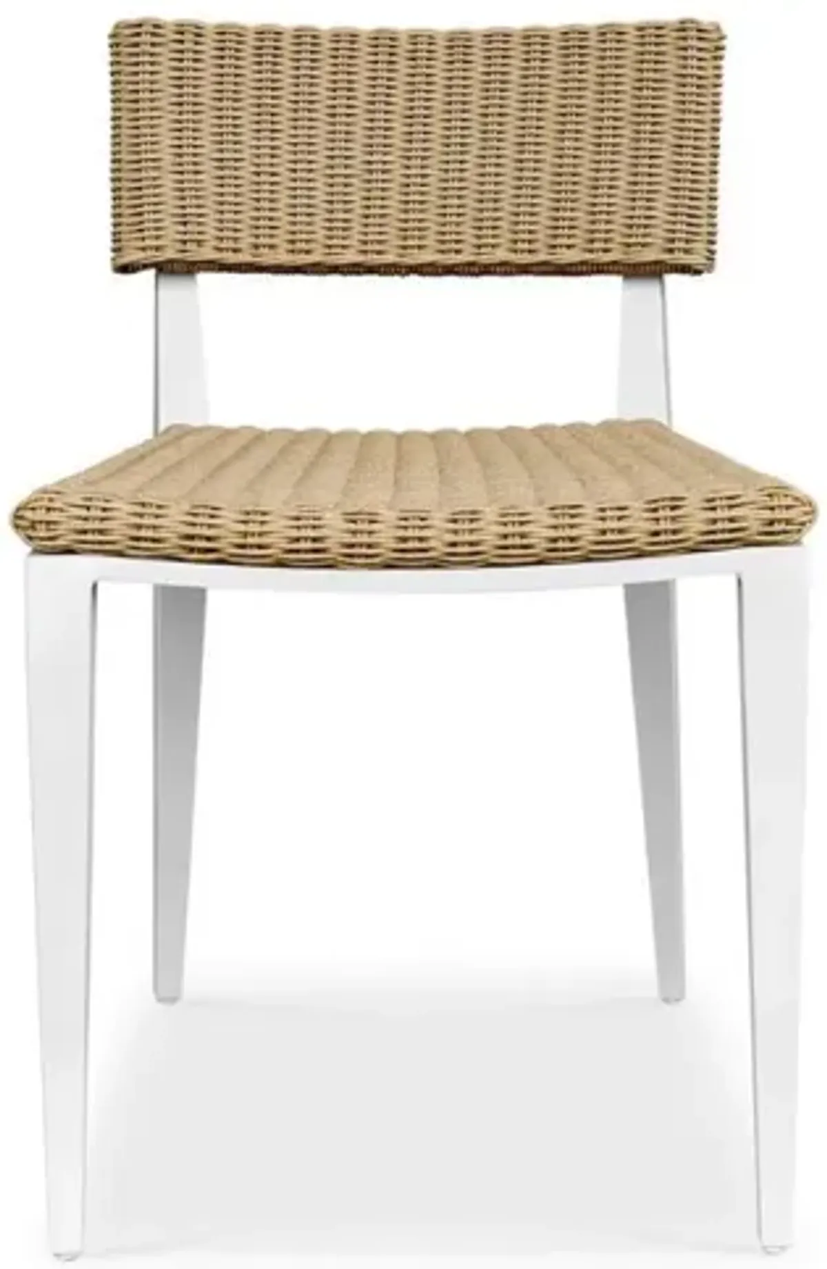 Calbas Outdoor Side Chair in White