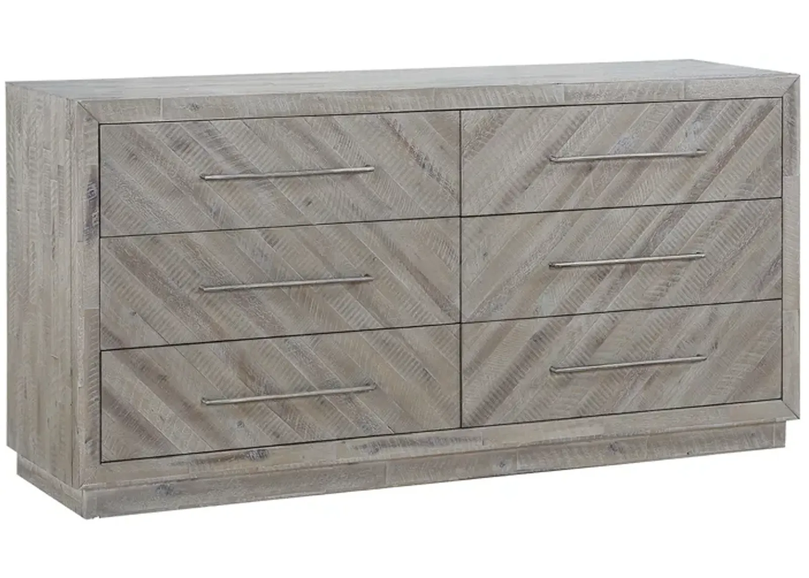 Herringbone Dresser in Gray