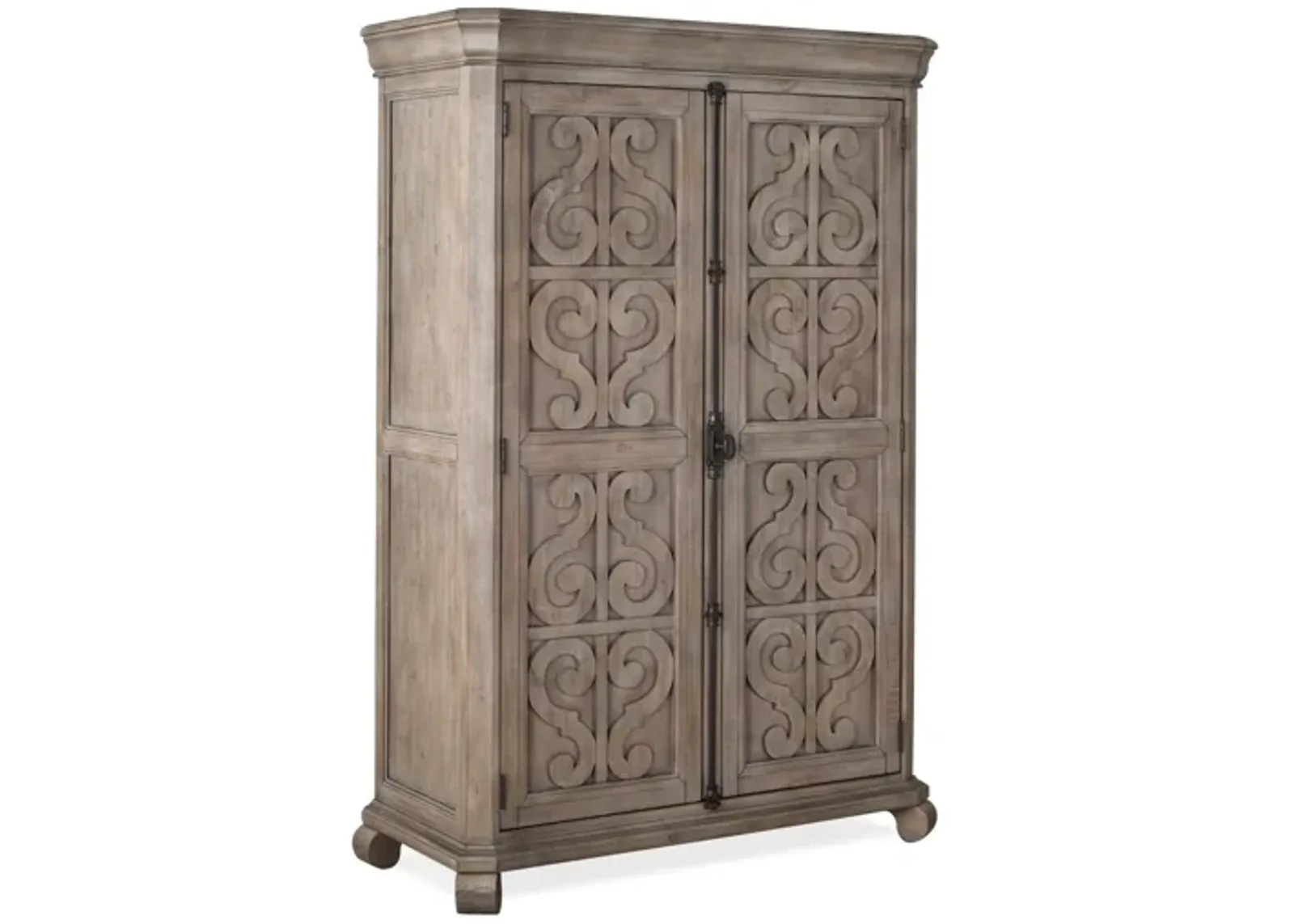 Bellamy Armoire in Light Gray