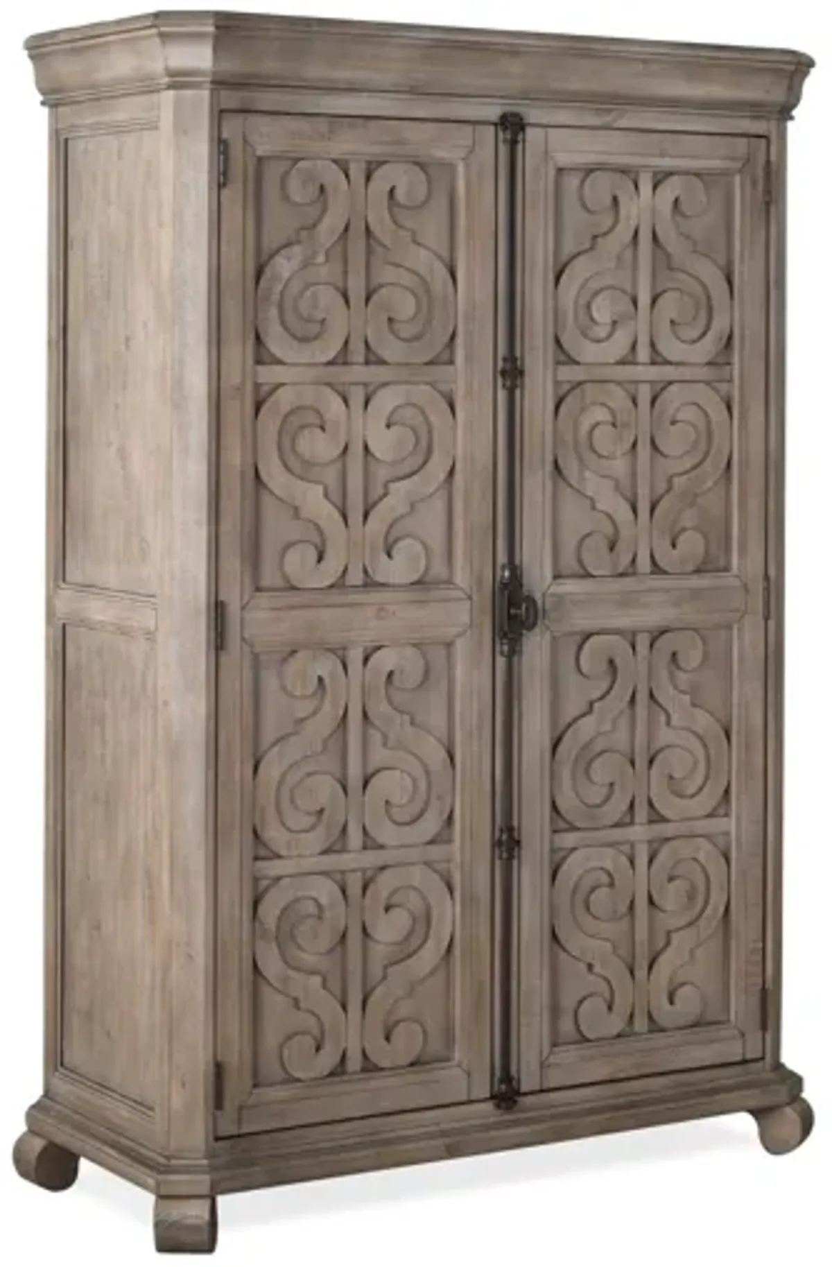 Bellamy Armoire in Light Gray