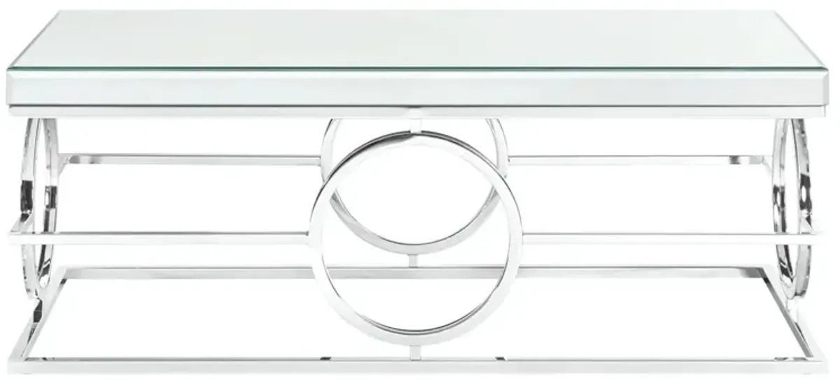 Katie Coffee Table in Chrome