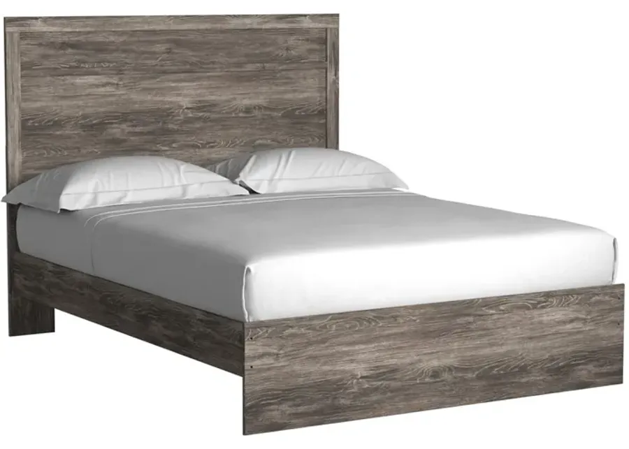 Stelsie Panel Bed in Gray, Queen