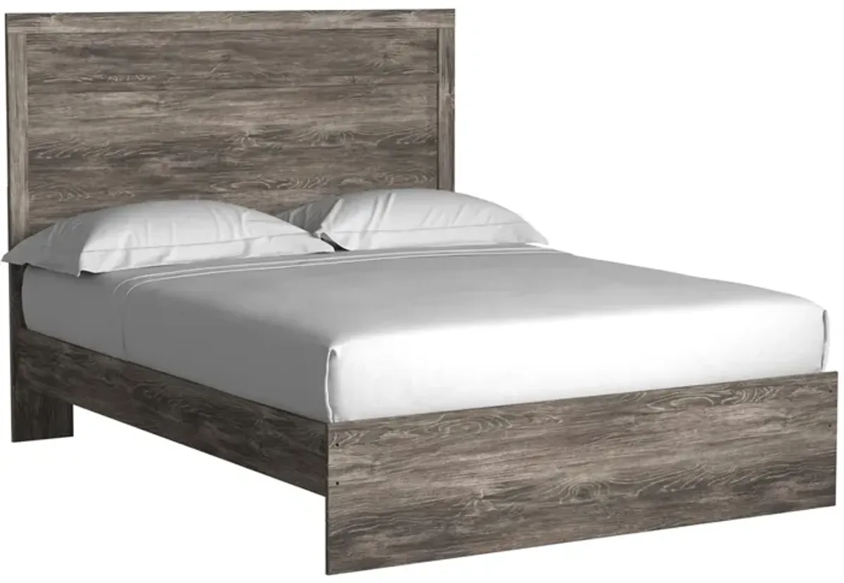 Stelsie Panel Bed in Gray, Queen