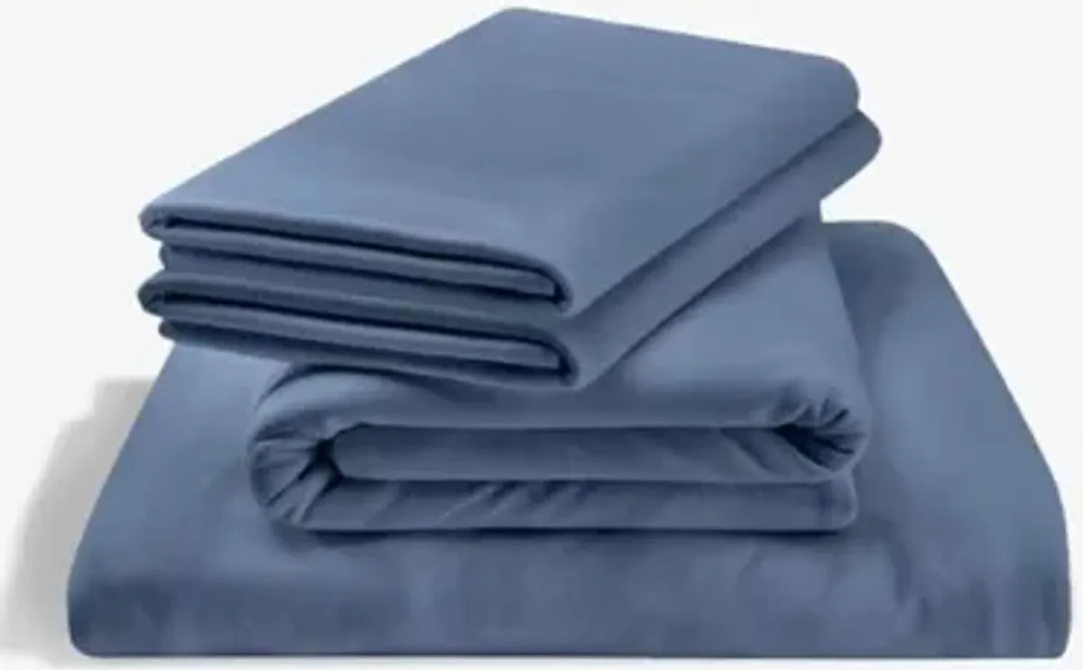 Tempur-Pedic Rayon Sheets in Vintage Indigo, Twin XL