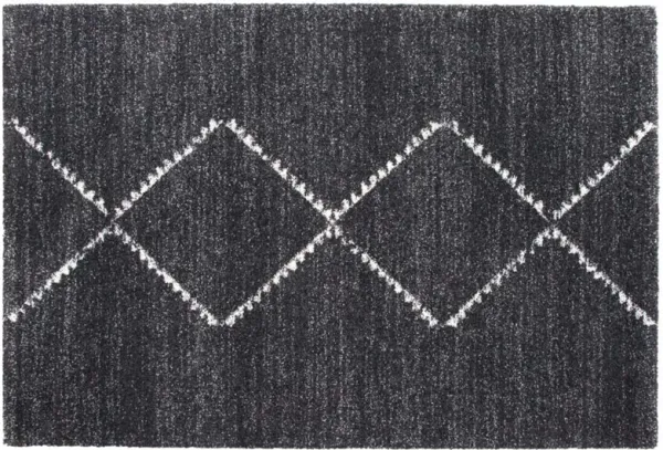 Granada Rug in Diamond Black, 5’ x 8’