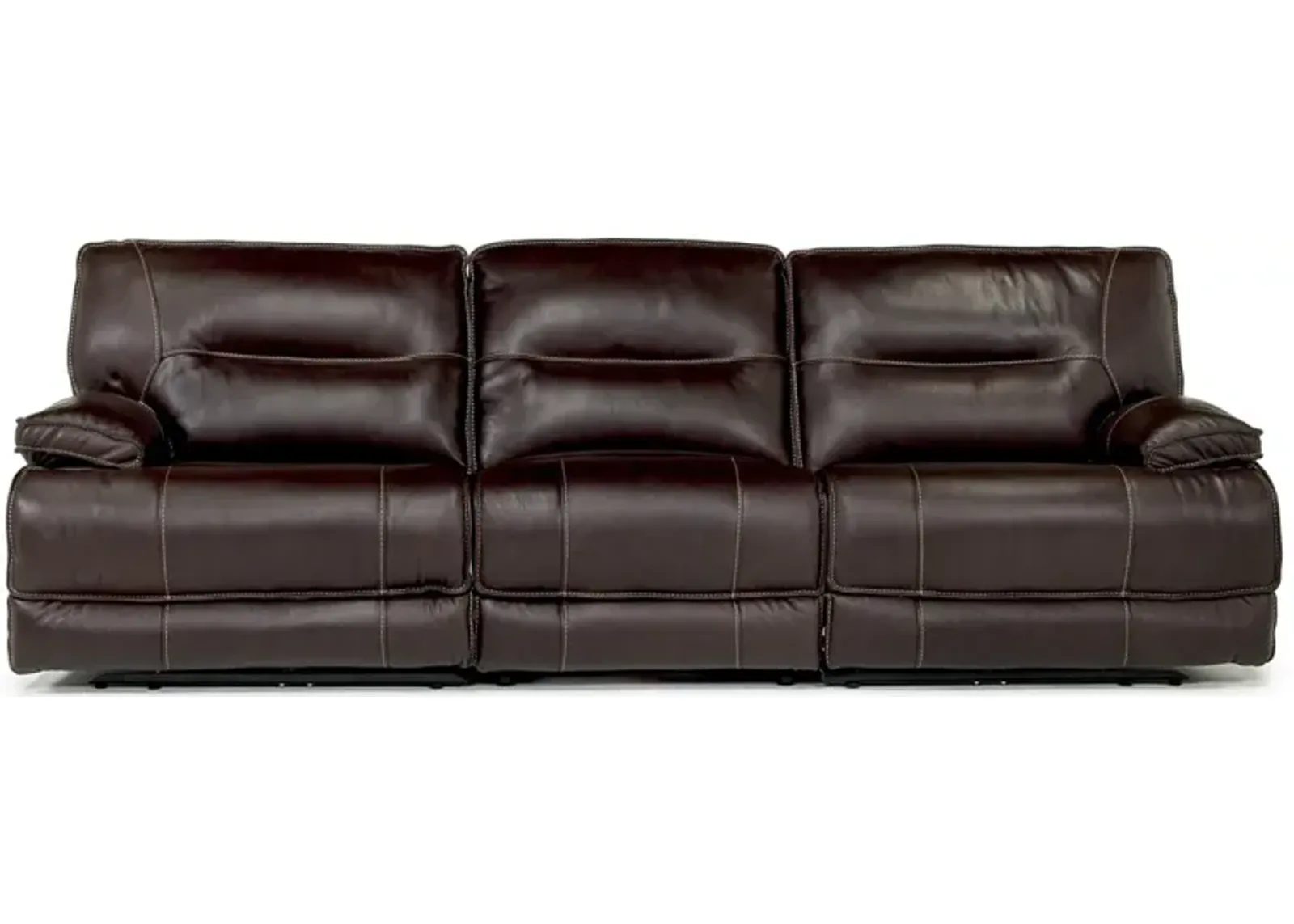 Retreat Power Sofa in Cognac Leather