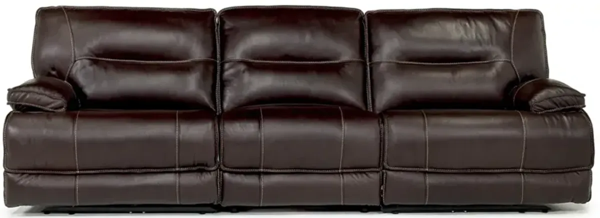 Retreat Power Sofa in Cognac Leather