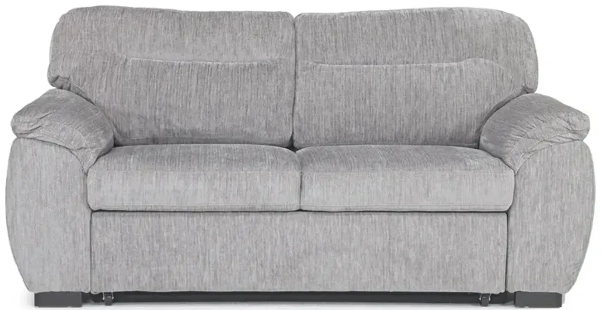 Wanda Full Sleeper Loveseat in California Gray