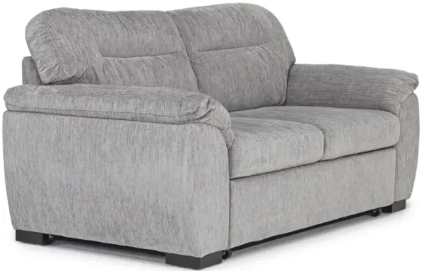Wanda Full Sleeper Loveseat in Gray