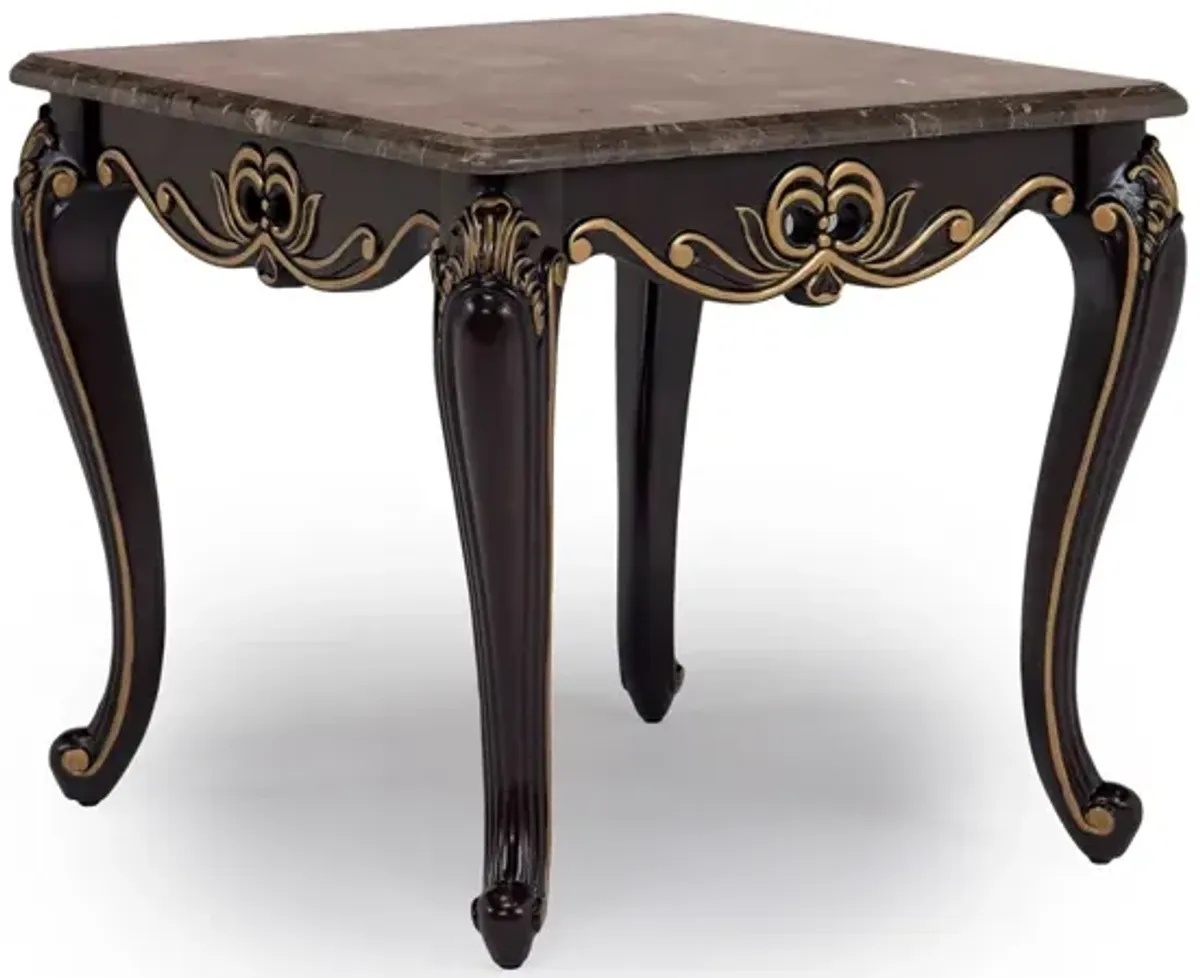 Constantine II End Table in Cherry