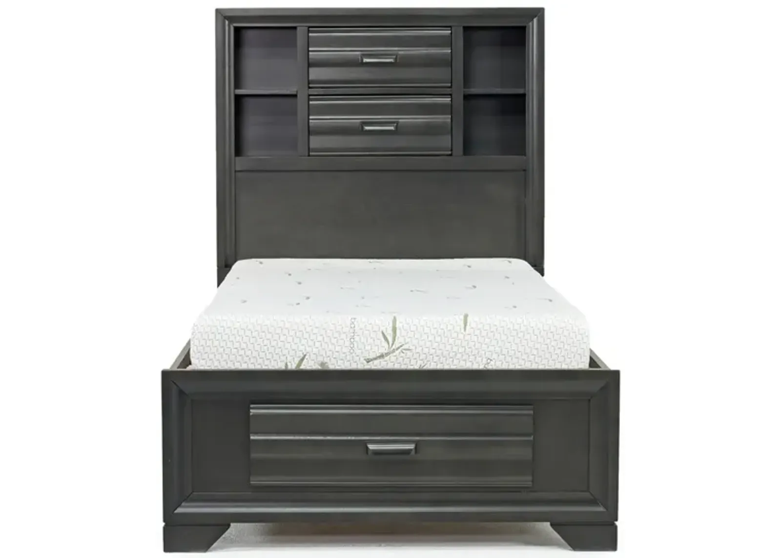 Andes Wall Bed in Charcoal, Twin