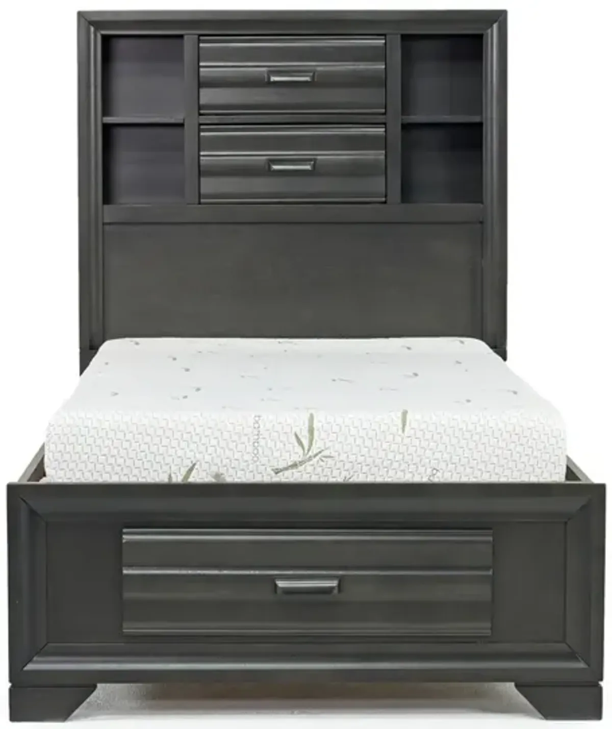 Andes Wall Bed in Charcoal, Twin