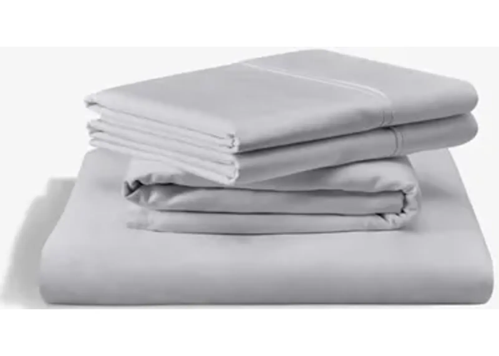 Tempur-Pedic Luxe Egyptian Sheets in Silver Mist, Twin