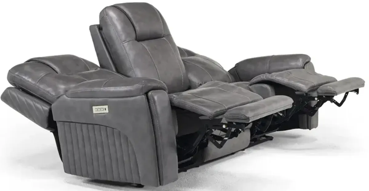 Echo 3 Power Theater Sofa in Rainer Storm