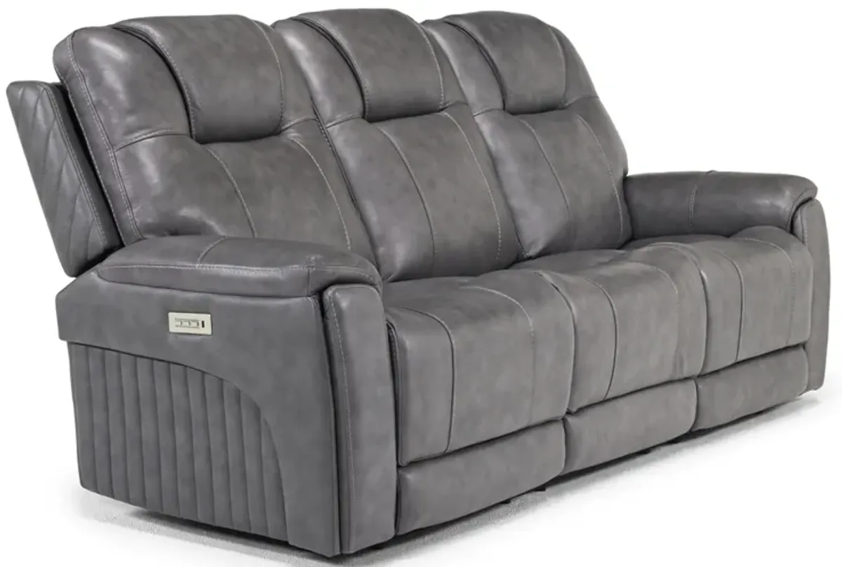 Echo 3 Power Theater Sofa in Rainer Storm